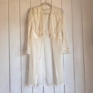 Claire Pettibone Bridal White Lace Cover Up